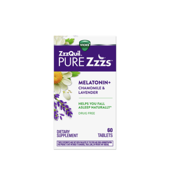 ZzzQuil PURE Zzzs Melatonin Tablets