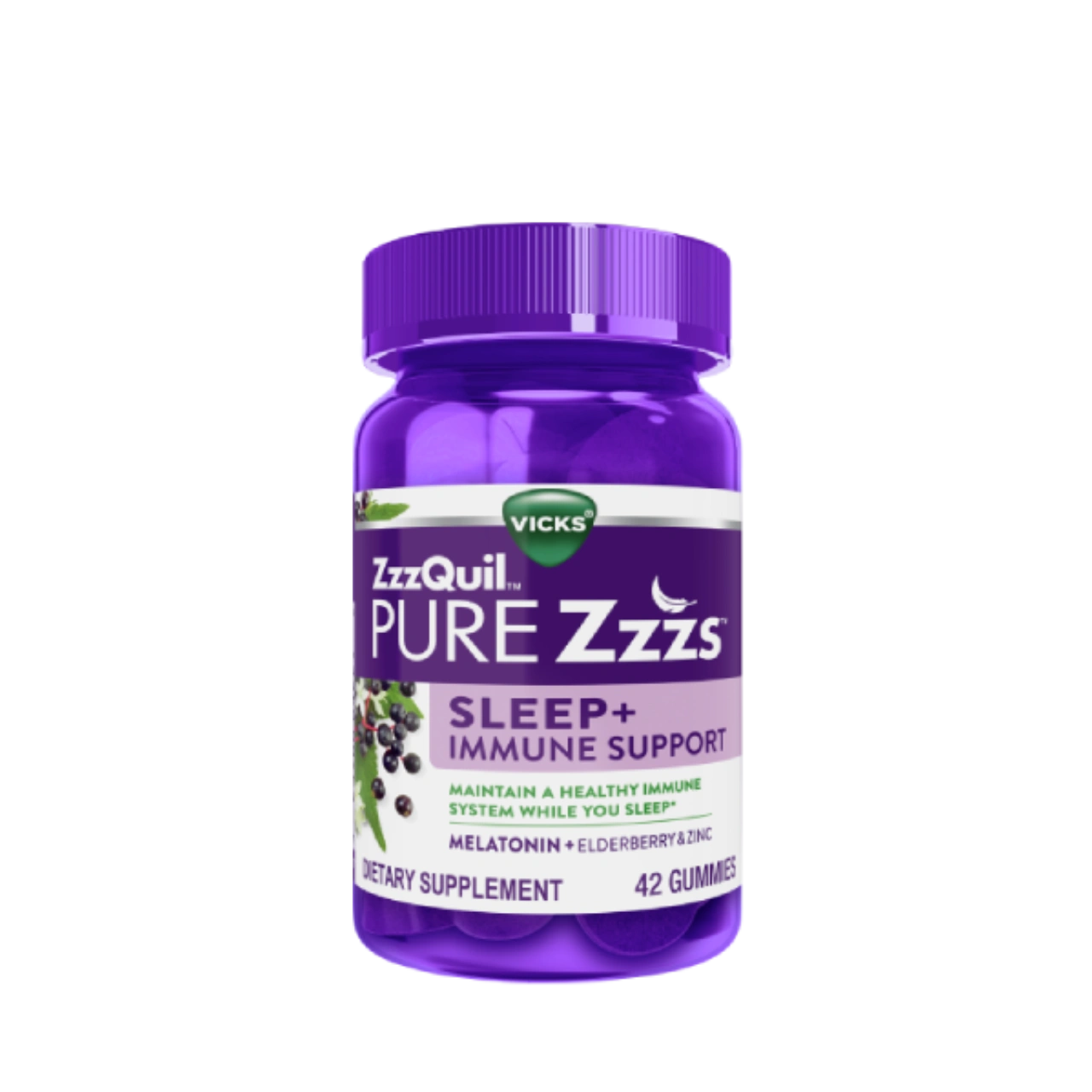 ZzzQuil PURE Zzzs Sleep + Immune Support Gummies | ZzzQuil