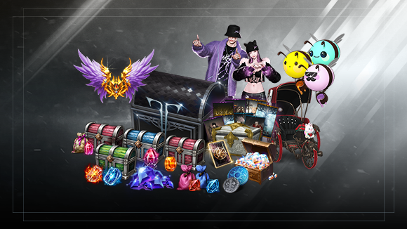 Items in the platinum founder's pack. 