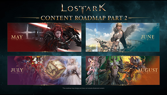 When can contents of Lost Ark's April roadmap possibly release