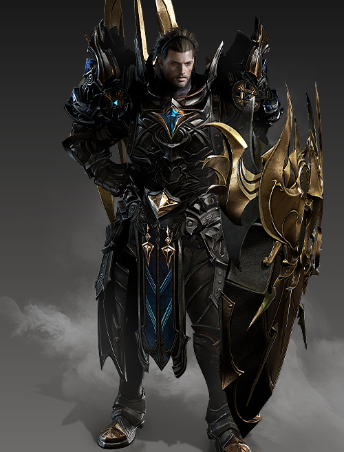 Advanced class Gunlancer, of the archetype Warrior.