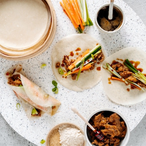 Sharing is caring: Vegan Peking Pancakes