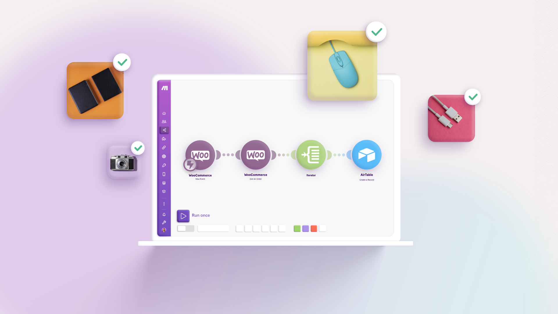 How to Automatically Save Customer Orders into a Database | Make