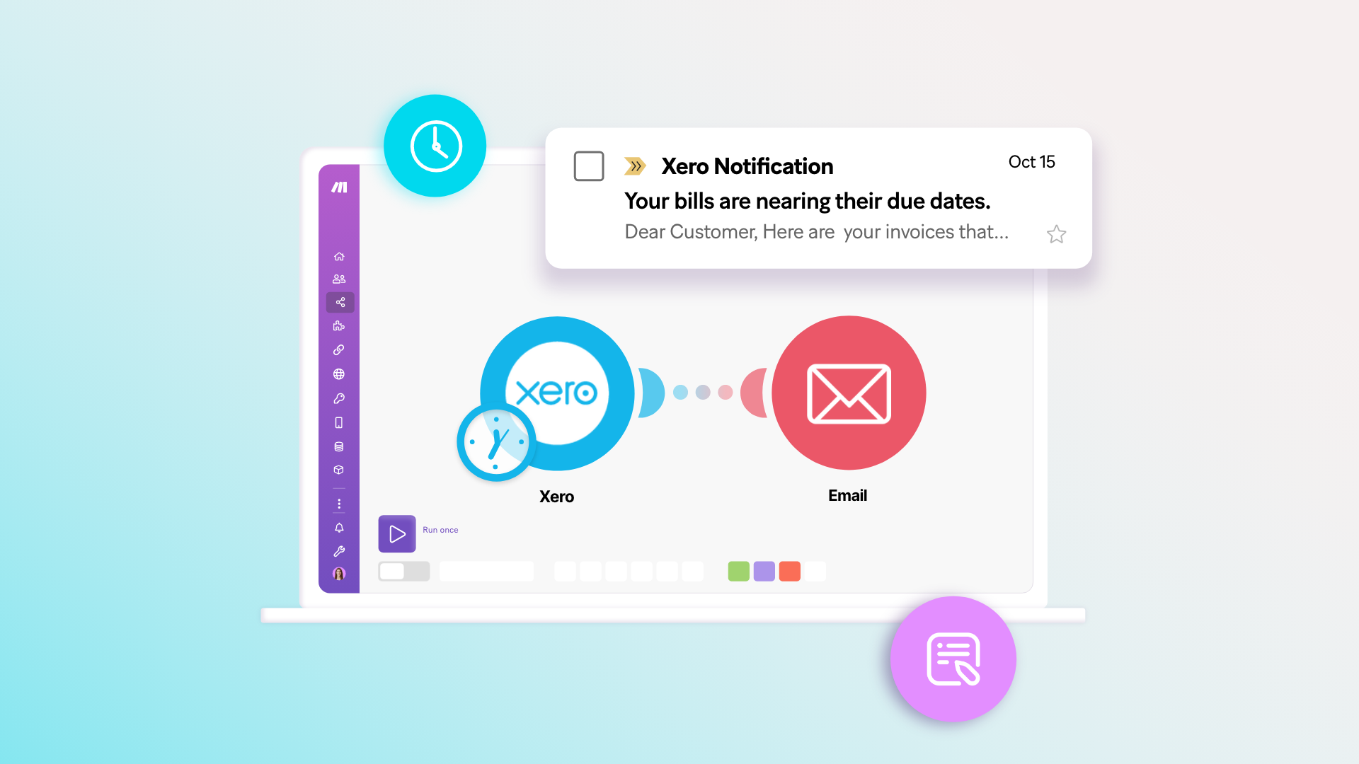 How to Get Email Reminders for Xero Invoices That are Due Soon | Make