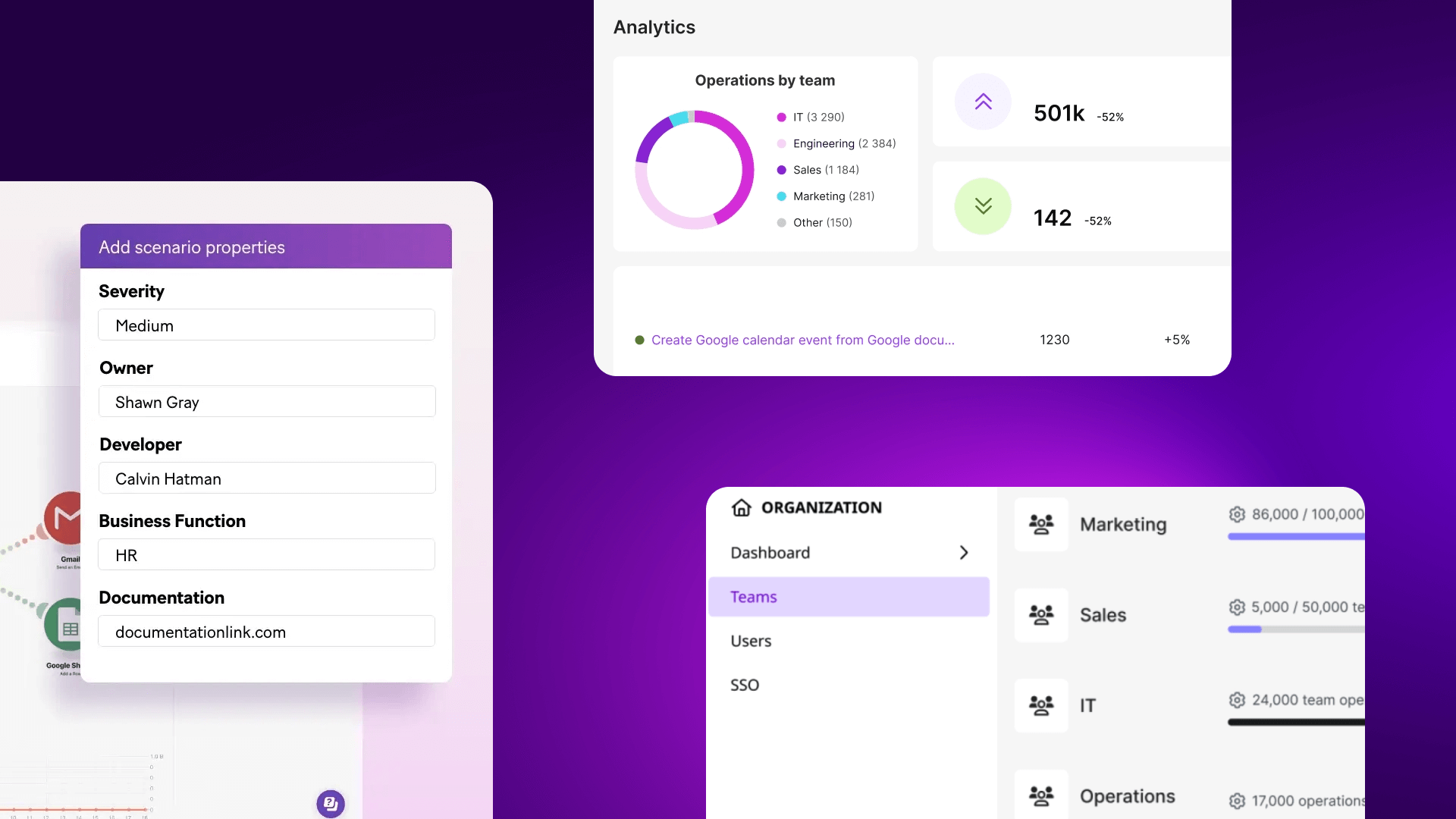 Szybka skalowalność dzięki funkcjom Enterprise od Make | Make