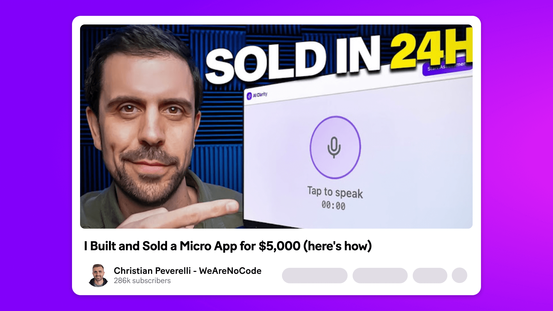 Zbuduj i sprzedaj aplikację AI za $5K w 24 godziny przy użyciu Make | Make