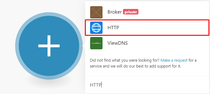 HTTP module configuration in Make