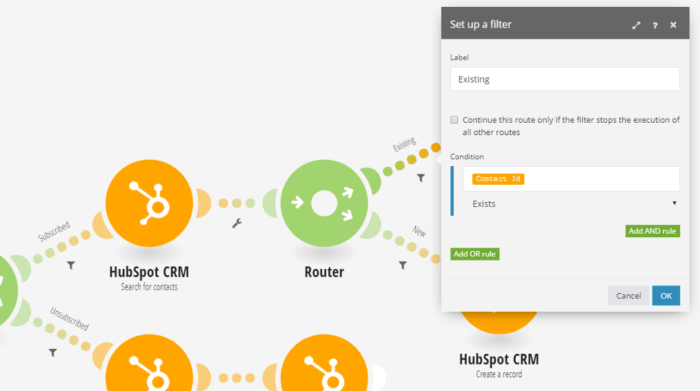 HubSpot contact update details