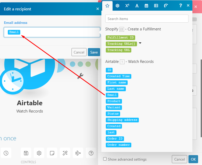 Email configuration in Make.com