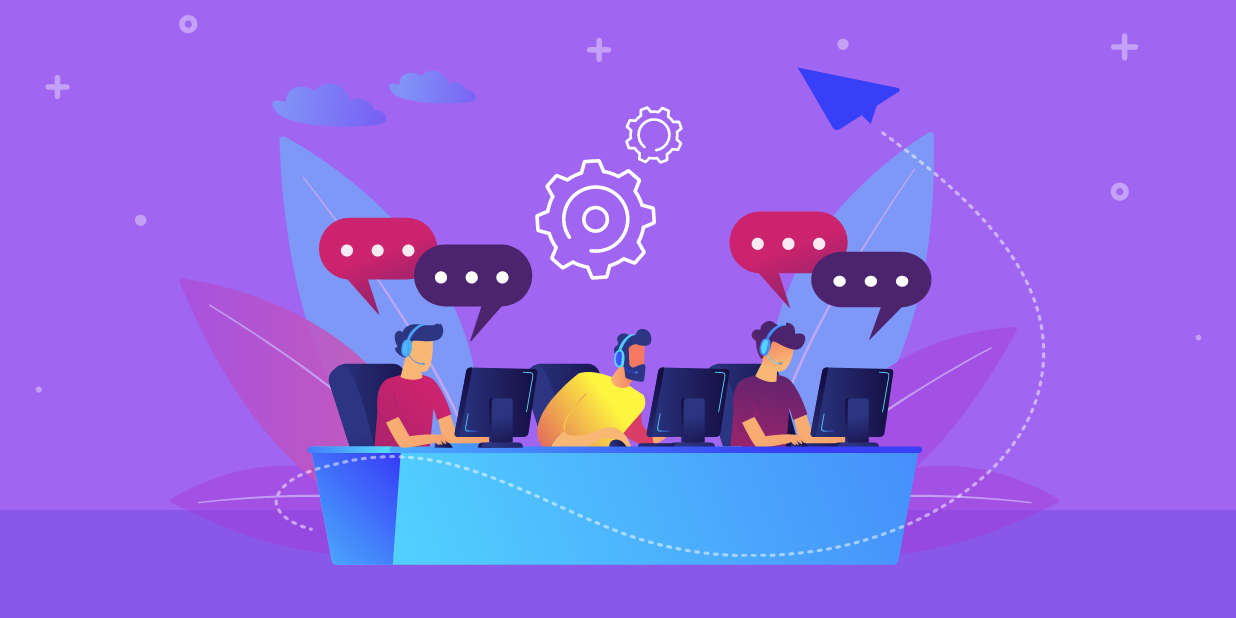Client management workflow with ClickUp at the center