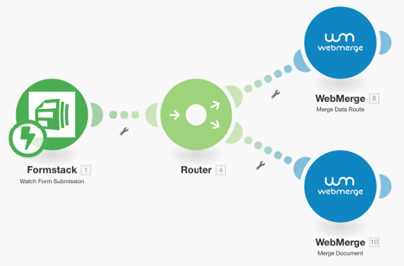 WebMerge document generation interface