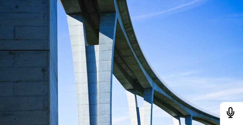 Podcast - Concrete Highway Bridge Viaduct Exterior