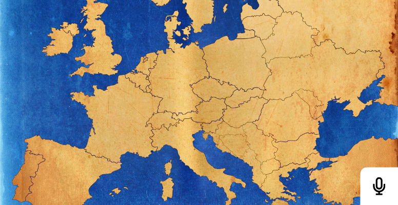Podcast - European Globe Map