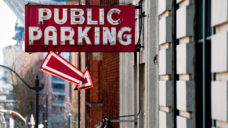 Parking Sign, Public Parking