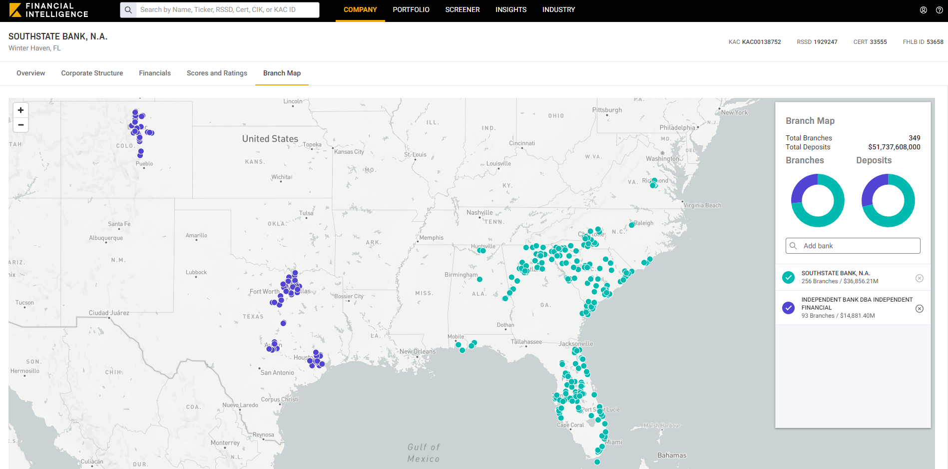 Unlock Growth Potential With Our Branch Map and Deposit Summary Features