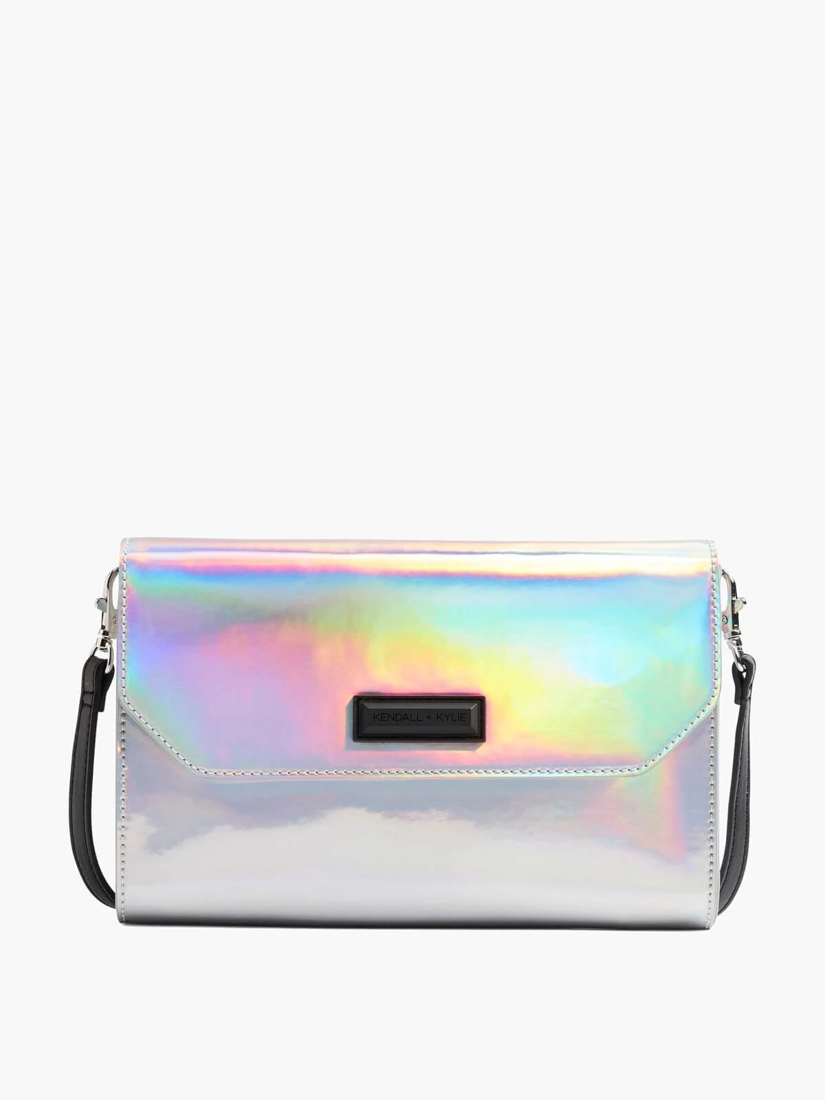 Kendall + Kylie Clutch silber