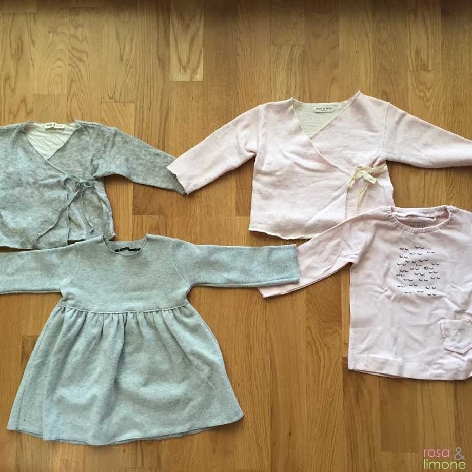 herbst outfits für babys wickelcardigan