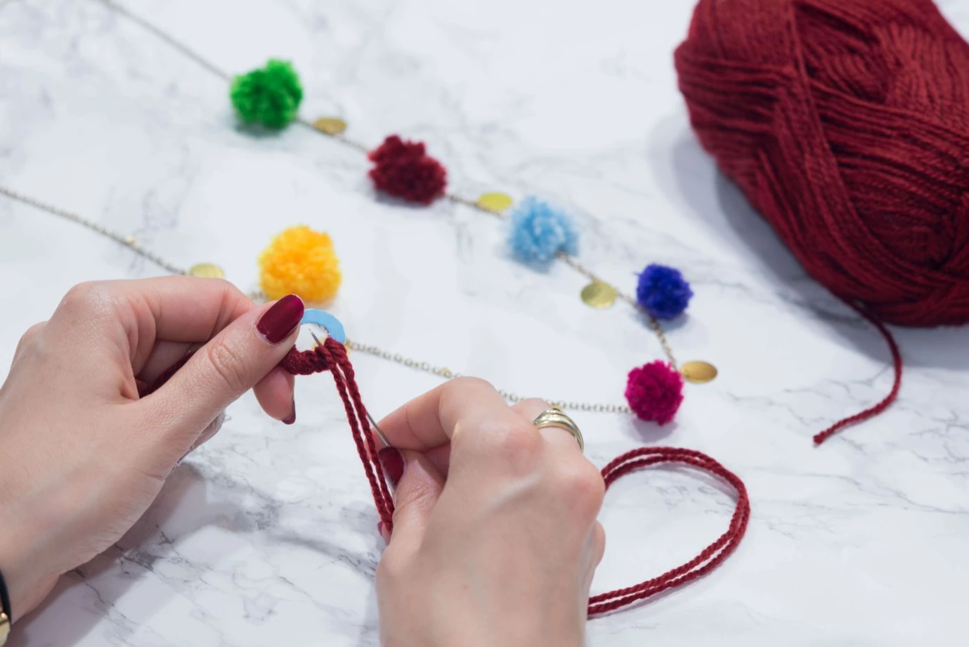 Der neue Boho-Stil - Pompoms DIY