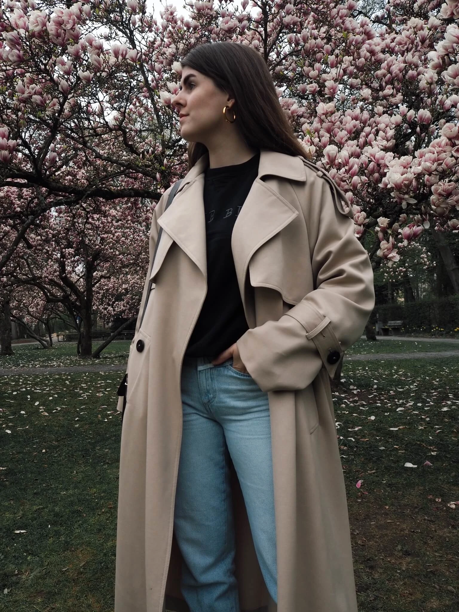 Trenchcoat Frühling Outfit