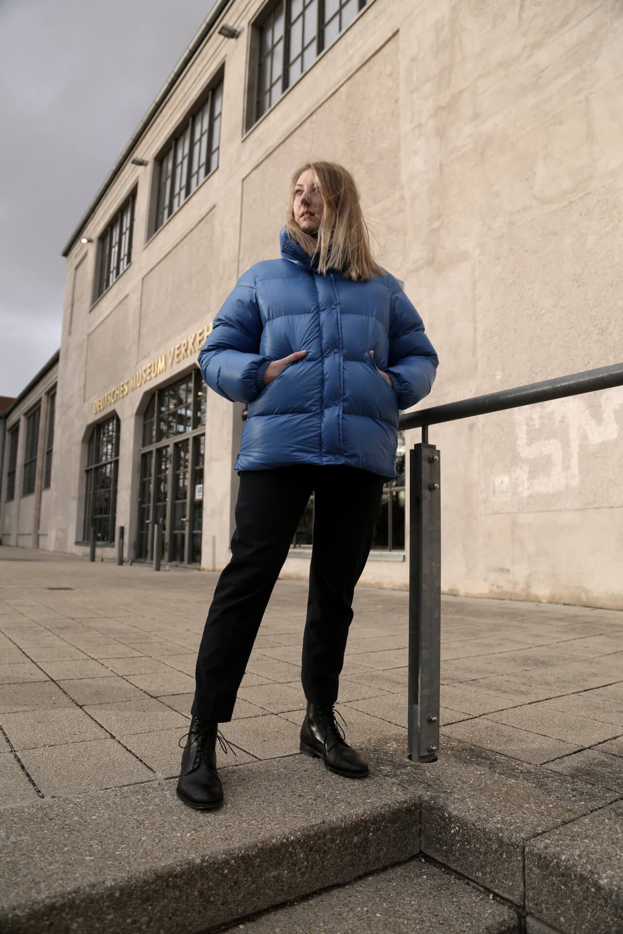 Pufferjacke Fullbody blau DEICHMANN