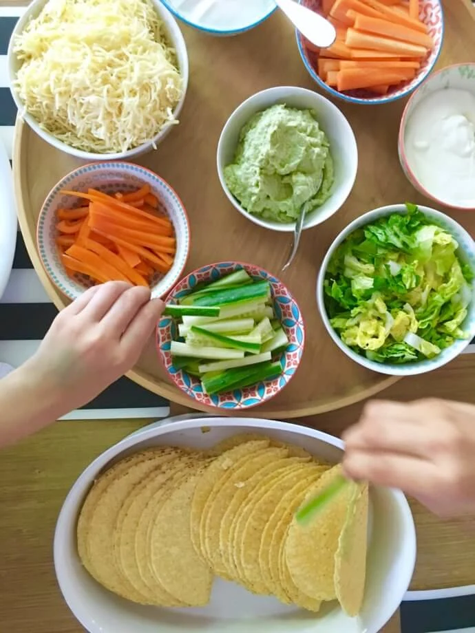 Taconight, Familienessen, Familienrezept, Essen zum Selbermachen, Leben mit Kindern, Kochen mit Kindern