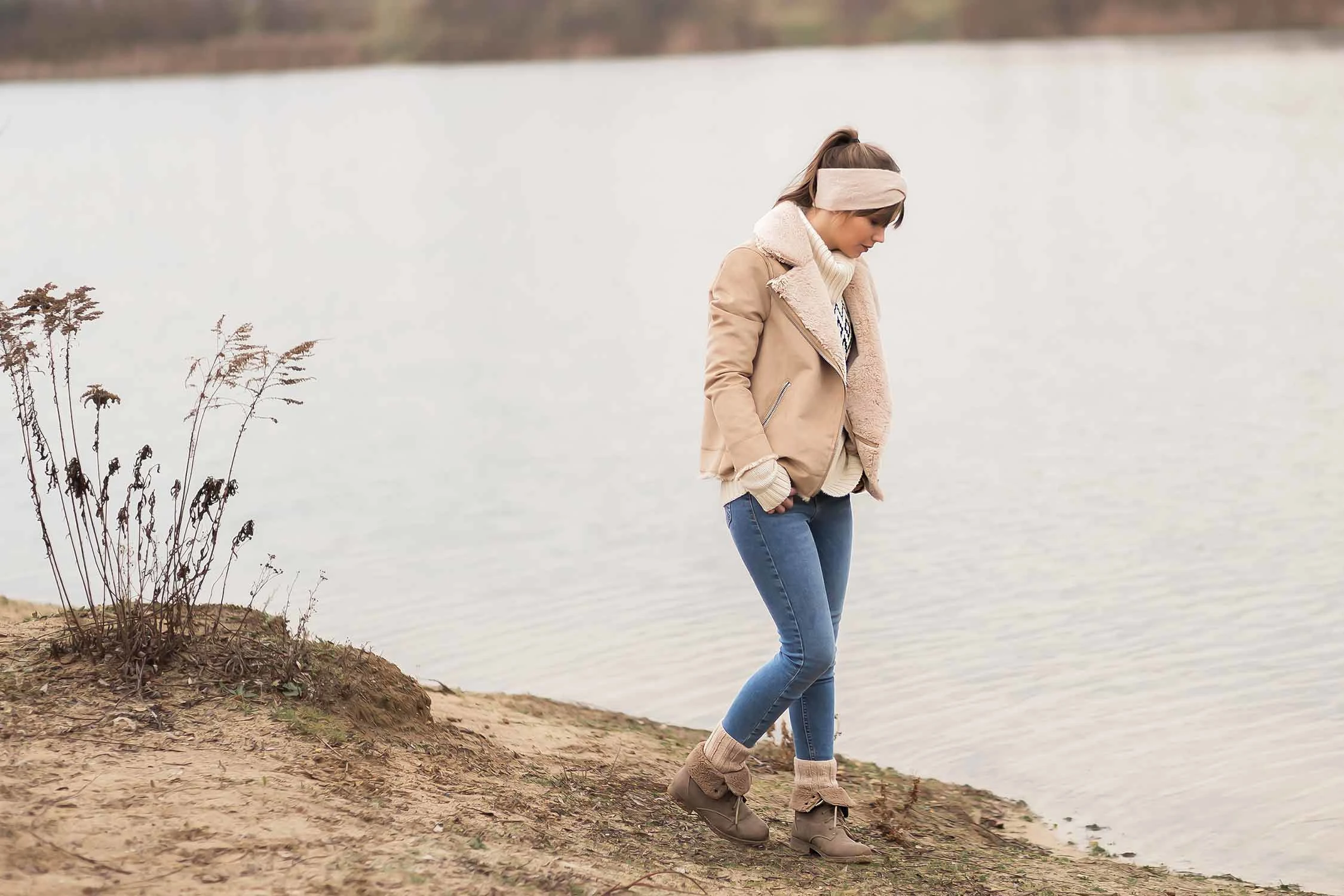 Rustikale Schnürboots stylen, Winteroutfit, Schuhtrend Winter 2020, Shoelove by Deichmann