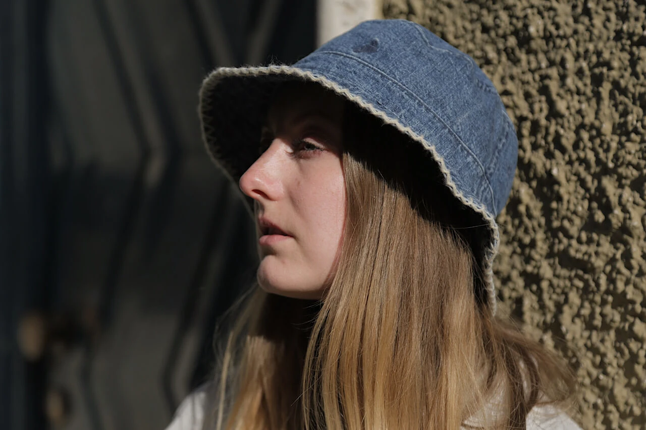 Bucket Hat aus Jeans