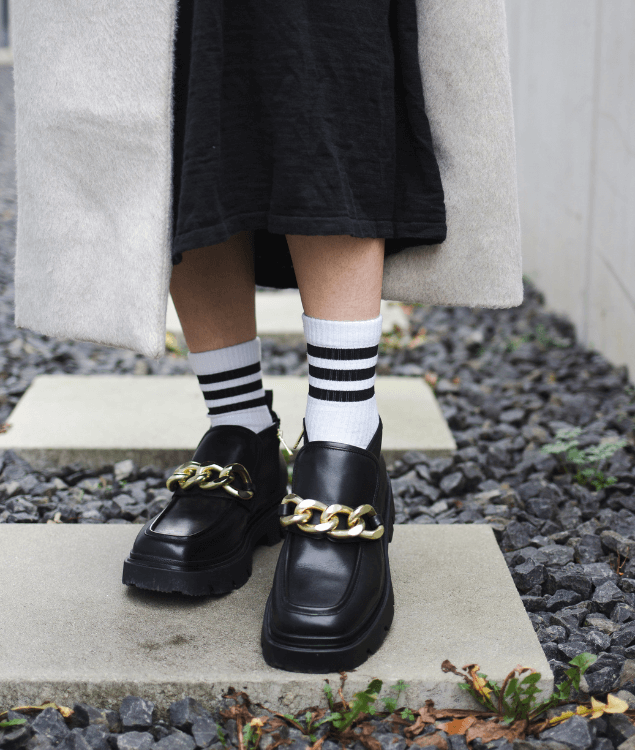 Chunky Loafer Tennissocken