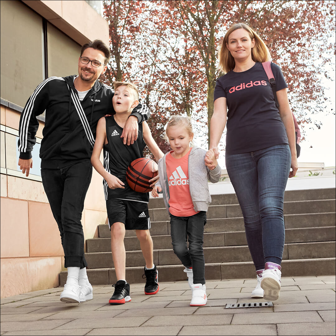 Familienspaß mit adidas