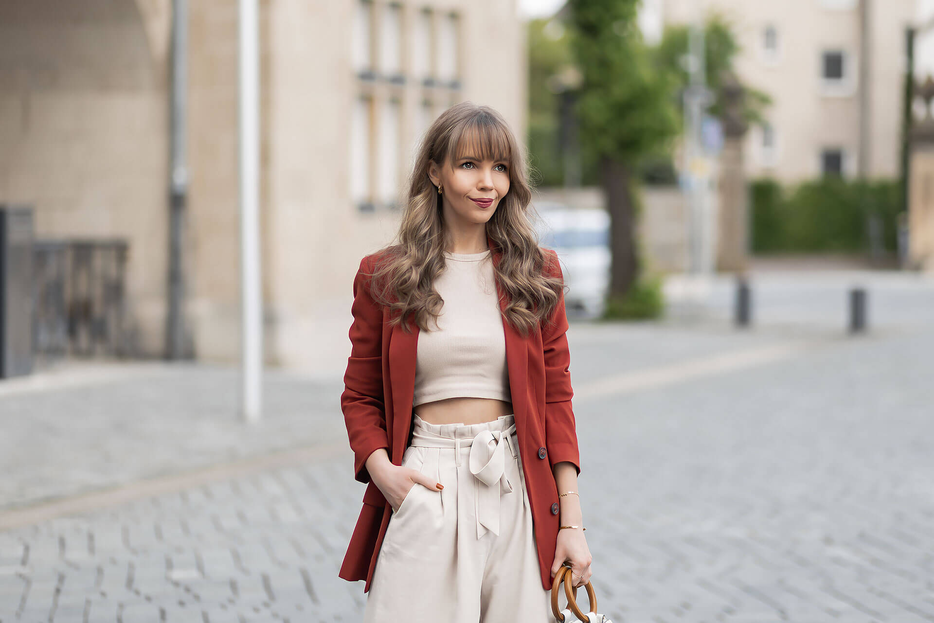 Frühlingsoutfit mit Blazer