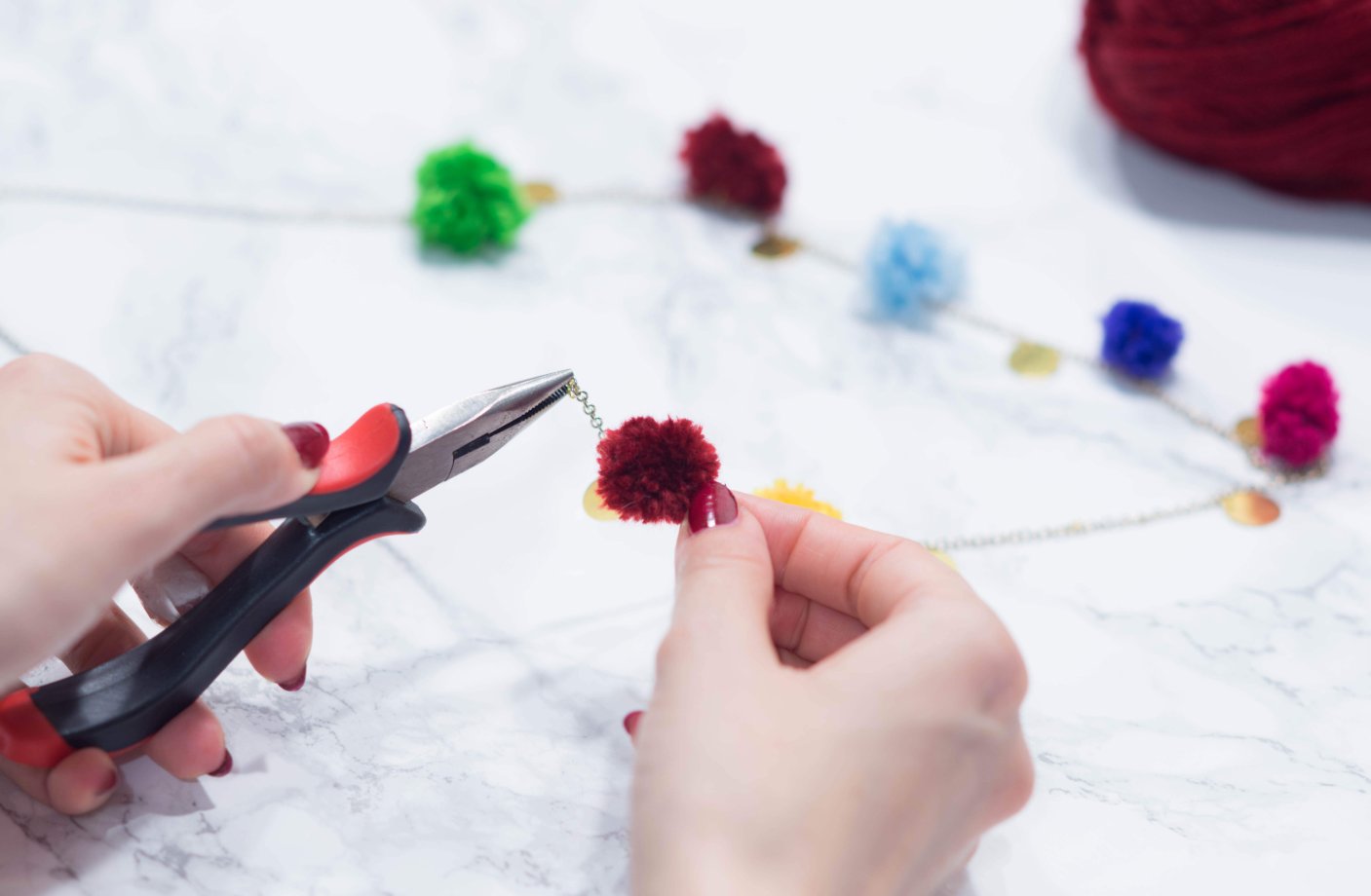 Der neue Boho-Stil - Pompoms DIY