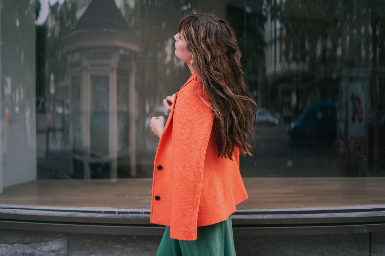 Blazer in Orange