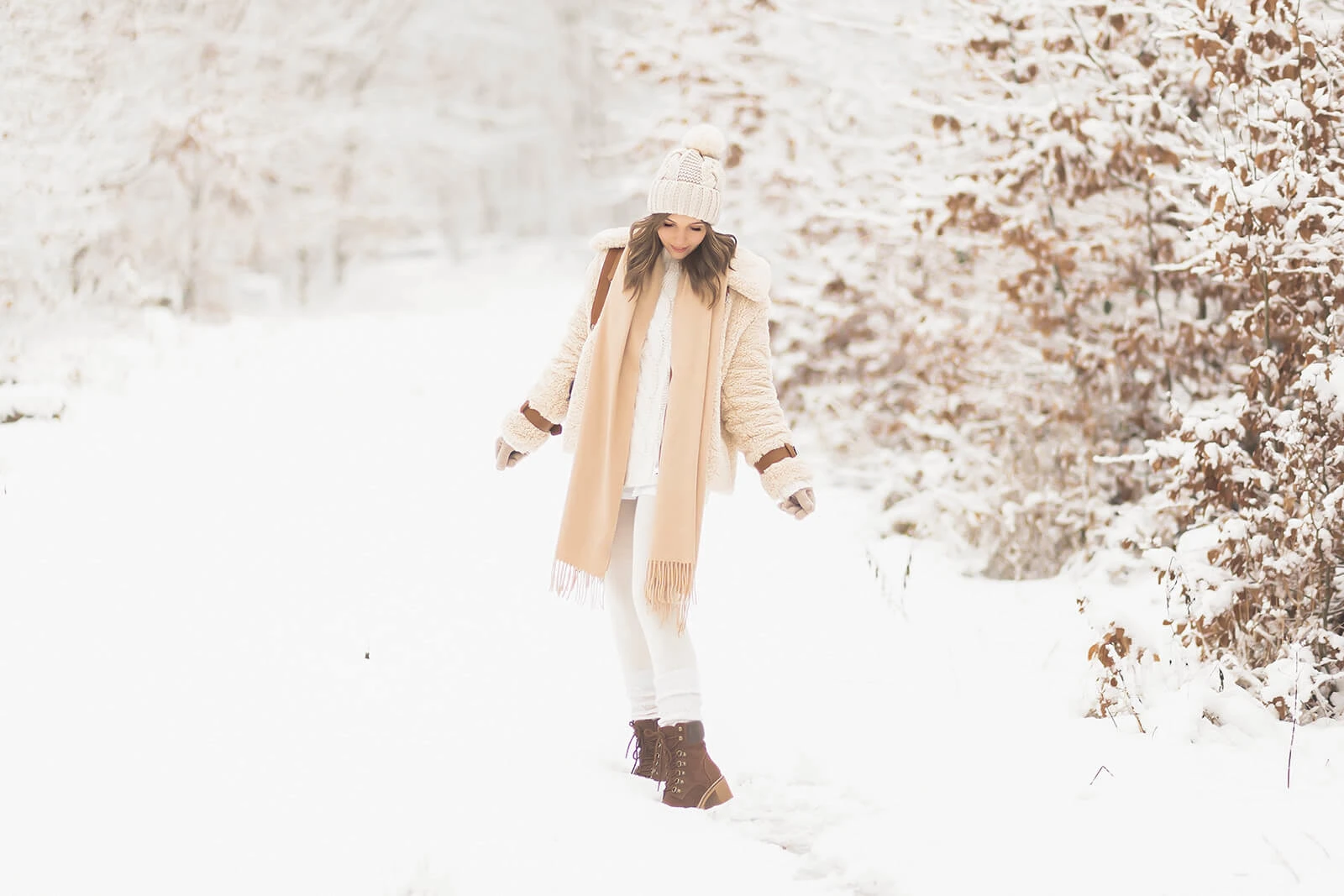 Cocooning Trend, gemütliches Winteroutfit mit Teddy Jacke, Shoelove by Deichmann