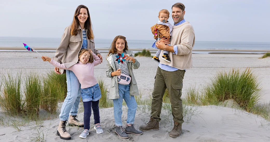 Maritimer Look für die Familie