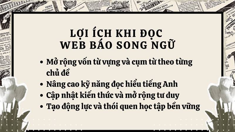 đọc báo song ngữ