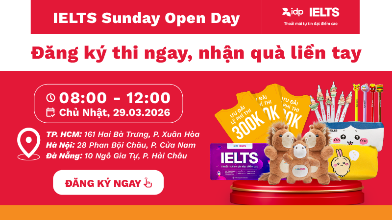  IELTS Sunday Open Day