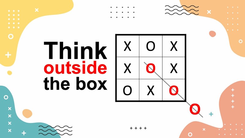 think outside the box idioms