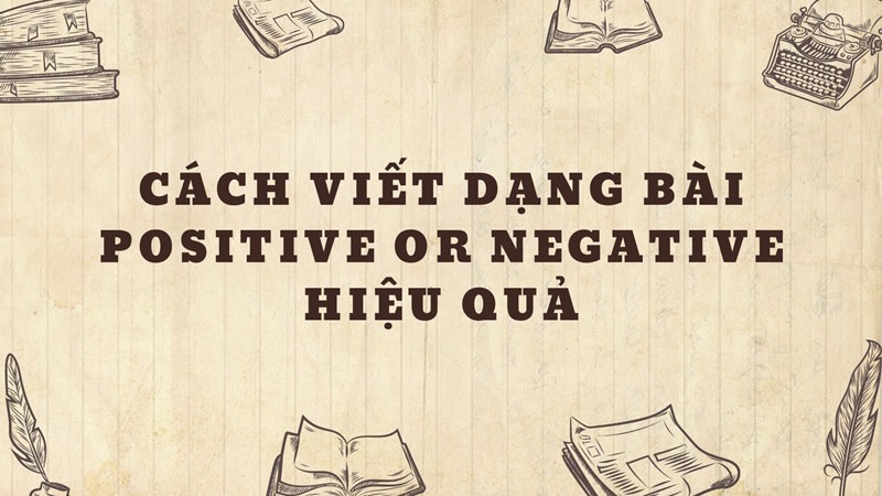 negative positive