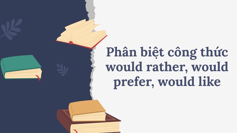 công thức would rather