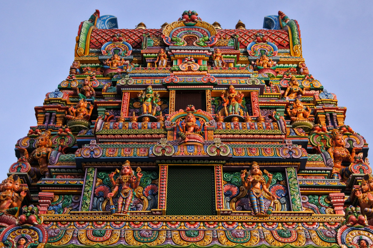 Wat Khaek Silom Sri Mariamman Hindu temple Bangkok