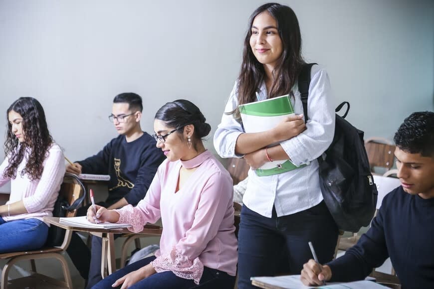 Students in a clasroom