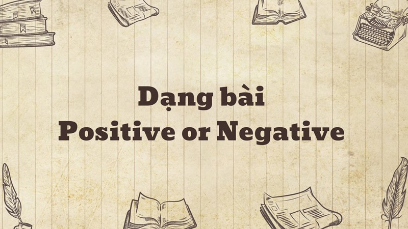 positive negative