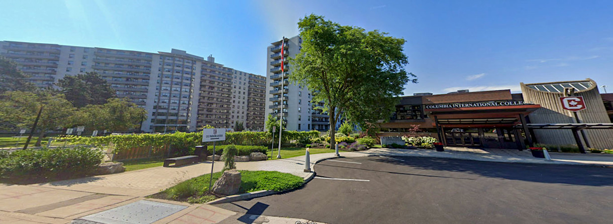 BANNER - IA test centre Columbia International College - 1003 Main St. W. - Canada