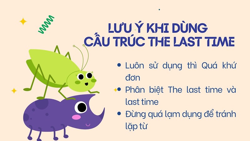 cấu trúc the last time