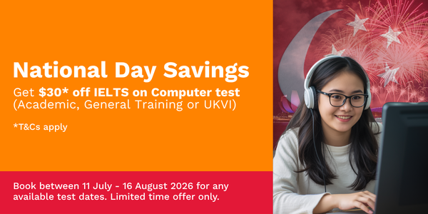Image - IELTS Promotions - 600x300px - Singapore