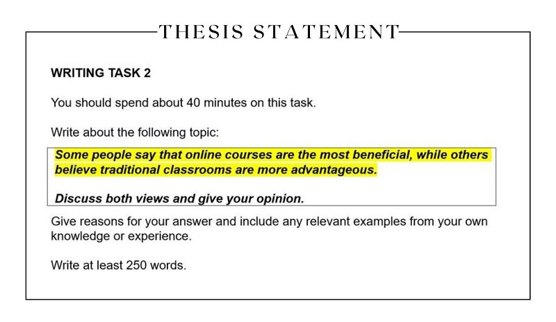 thesis statement mẫu