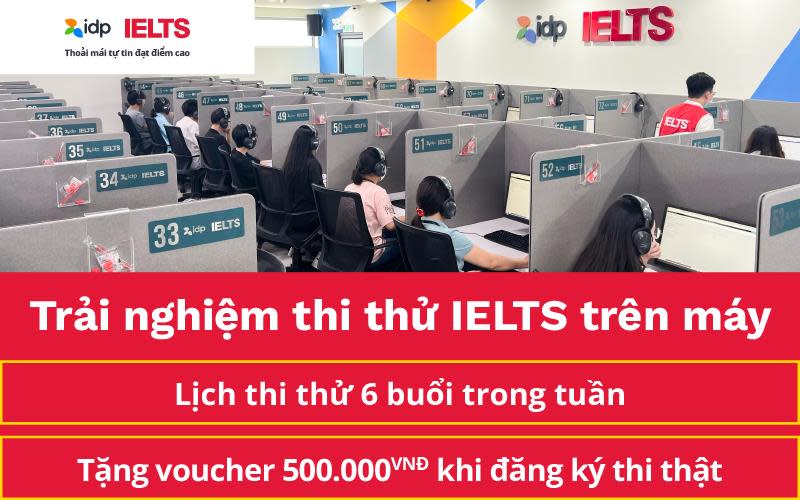 Thi thử IELTS trên máy tính tại IDP