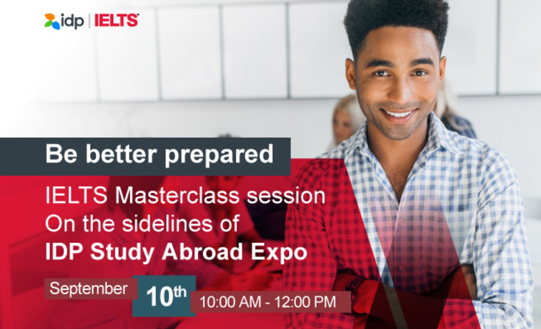 IELTS Masterclass session from 10 AM to 12 PM