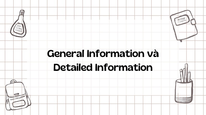 detailed information