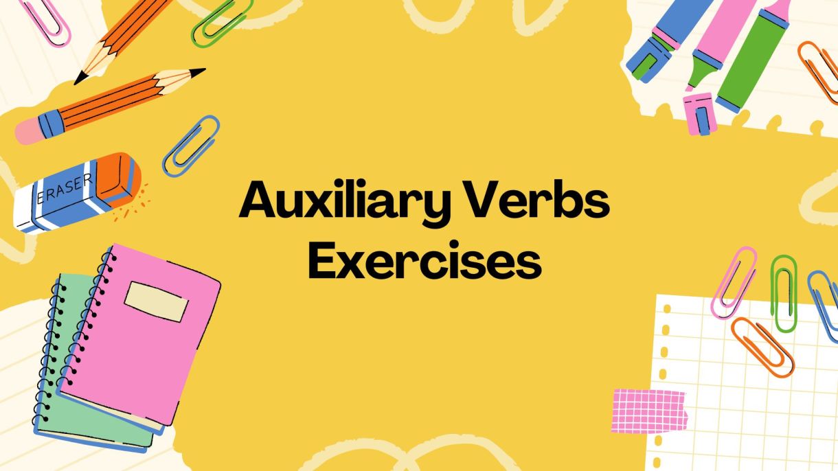 bài tập auxiliary verbs
